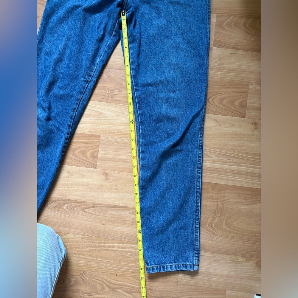 Vintage Rio by Stephen Mardon Highwaisted Blue Tapered Jeans - Picture 9 of 9